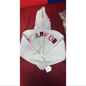 Cropped Champion hoodie